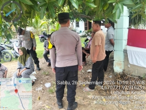 Polsek Sungai Raya Tingkatkan Patroli Harkamtibmas, Pantau Aktivitas Masyarakat