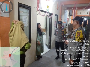 Polsek Rantau Selamat Perkuat Patroli Dialogis, Jaga Kamtibmas Di Tengah Masyarakat