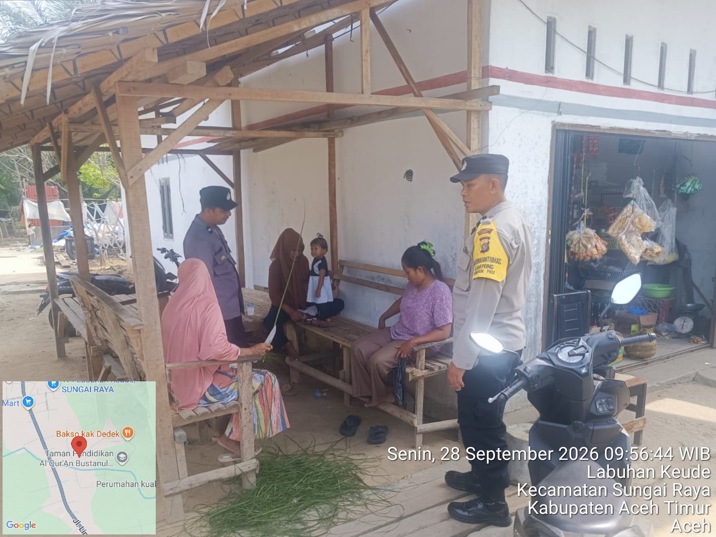 Polsek Sungai Raya Tingkatkan Patroli Harkamtibmas, Pantau Aktivitas Masyarakat