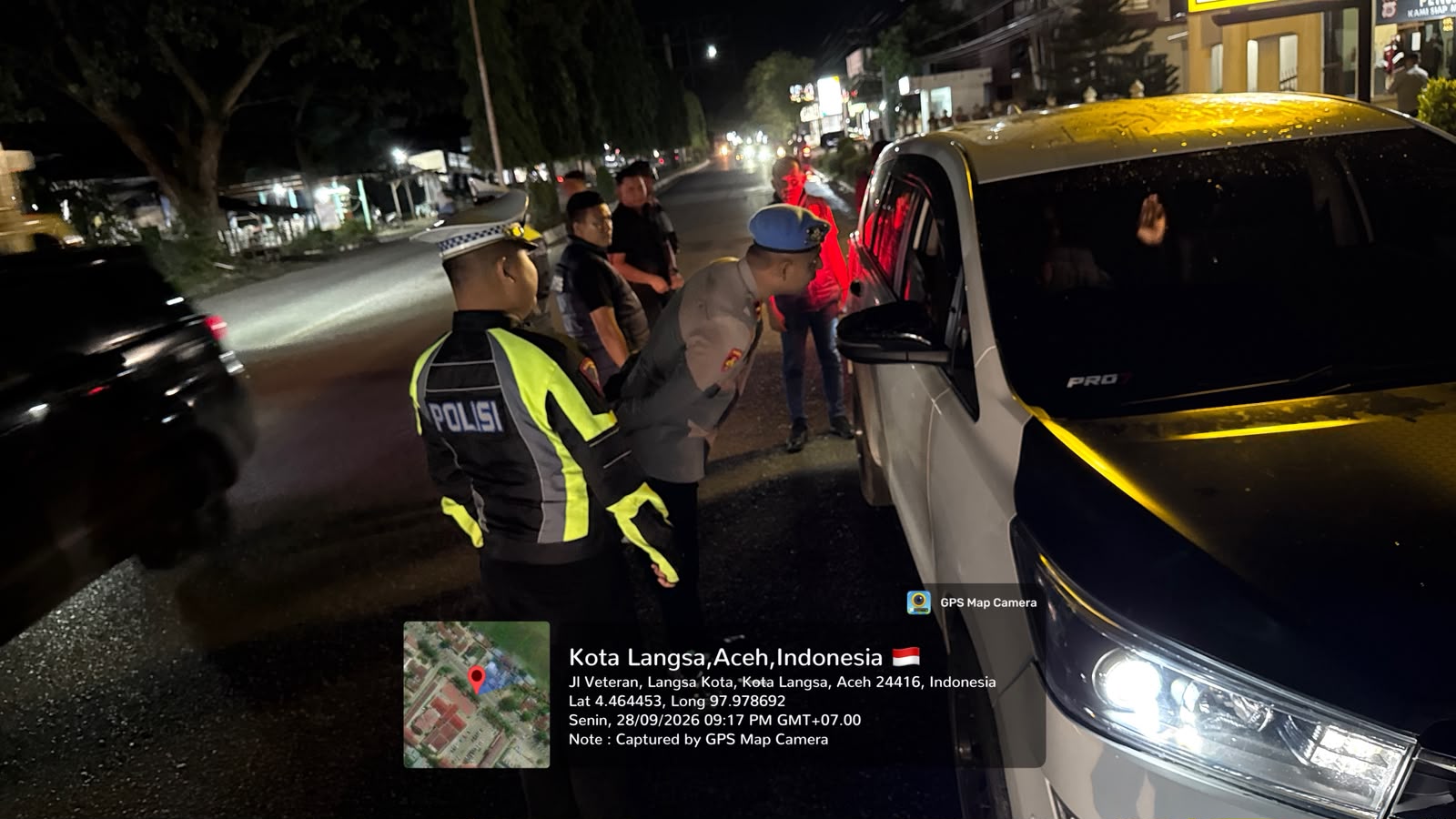 Polres Langsa Gelar KRYD, Perkuat Cipta Kondisi Dan Antisipasi Gangguan Kamtibmas