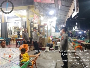 Polsek Langsa Perkuat Patroli Antipremanisme, Jaga Situasi Kamtibmas Tetap Kondusif