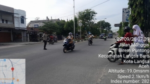 Polsek Langsa Barat Perkuat Pengaturan Lalu Lintas, Tingkatkan Pelayanan Kepada Masyarakat