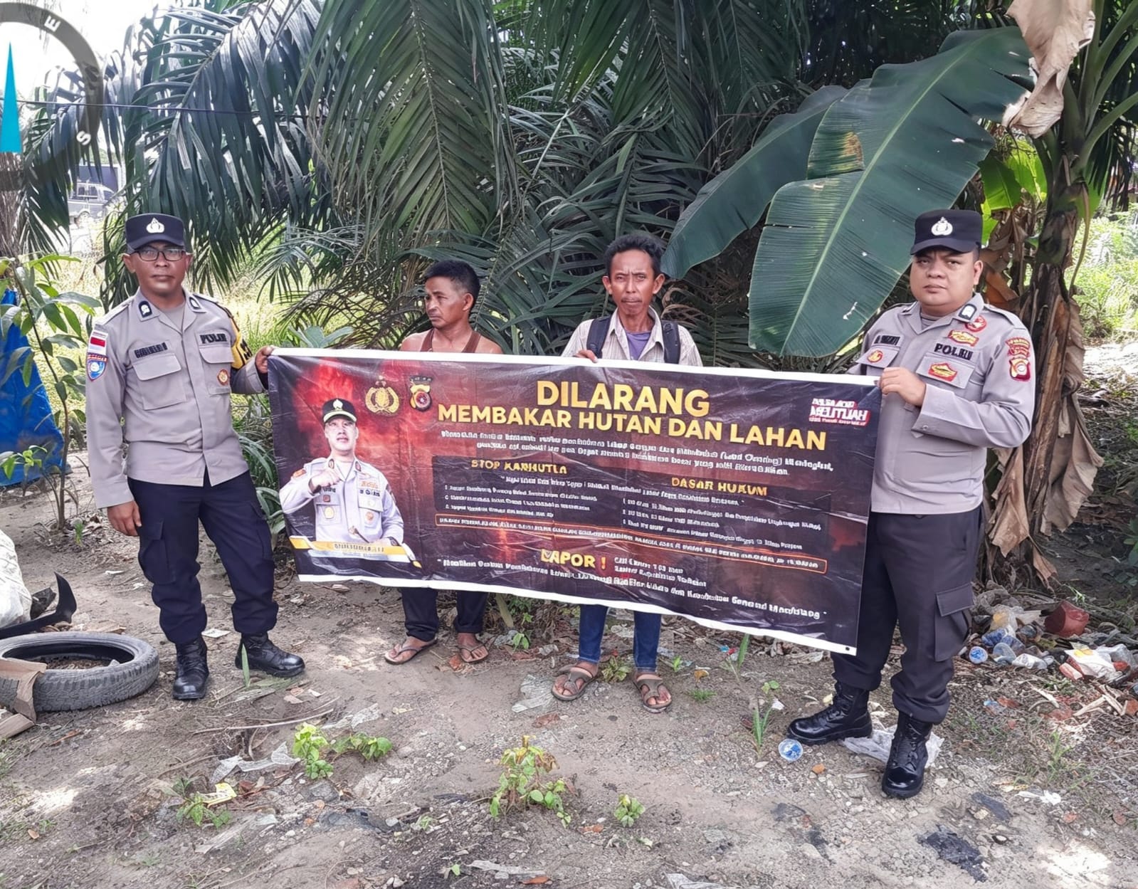 Polsek Langsa Barat Gencarkan Sosialisasi Karhutla, Cegah Kebakaran Hutan Dan Lahan