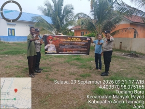 Polsek Manyak Payed Intensifkan Patroli Karhutla, Antisipasi Kebakaran Hutan Dan Lahan