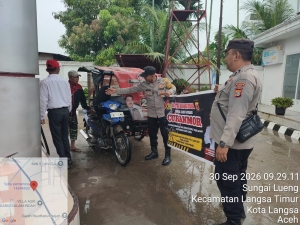 Polsek Langsa Timur Gencarkan Patroli Dialogis, Sosialisasikan Antisipasi Curanmor
