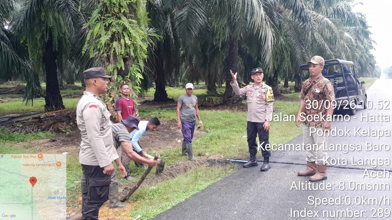 Polsek Langsa Barat Perkuat Patroli Harkamtibmas, Pantau Aktivitas Masyarakat