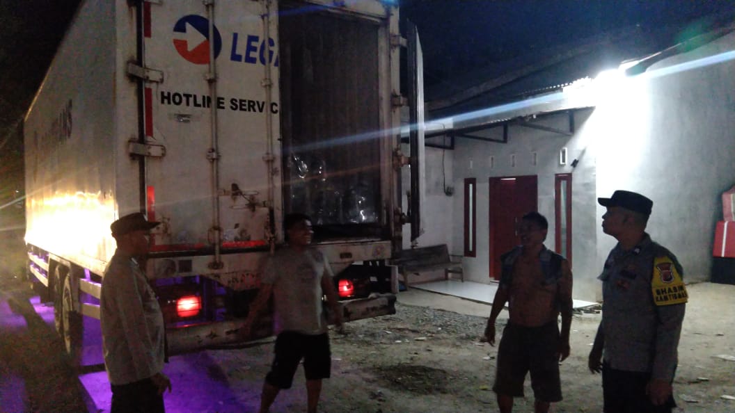 Polsek Langsa Barat Sambangi Alue Dua Bakaran Batee Dan Timbang Langsa, Perkuat Pemantauan Kamtibmas