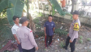 Patroli Harkamtibmas Polsek Langsa Barat Perkuat Pemantauan Aktivitas Masyarakat