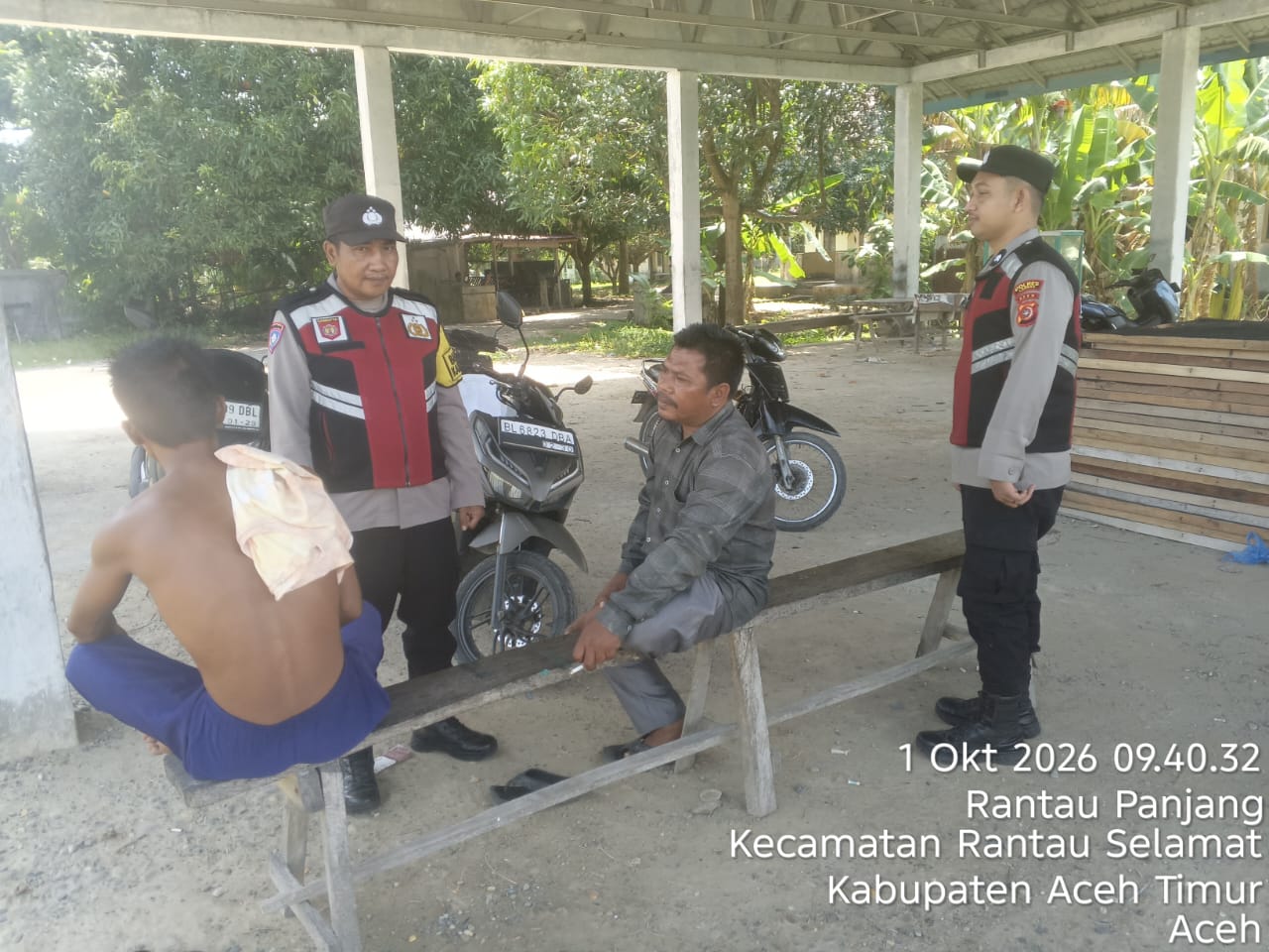 Polsek Rantau Selamat Gencarkan Patroli Dialogis, Perkuat Keamanan Di Tengah Masyarakat