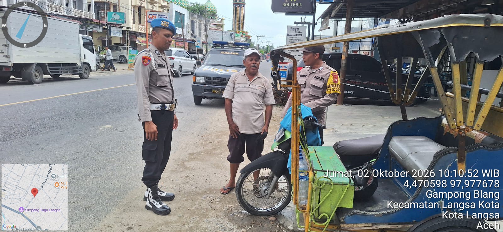 Polsek Langsa Intensifkan Patroli Antipremanisme, Cegah Gangguan Kamtibmas