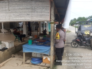 Polsek Rantau Selamat Perkuat Patroli Dialogis, Jaga Kamtibmas Tetap Kondusif