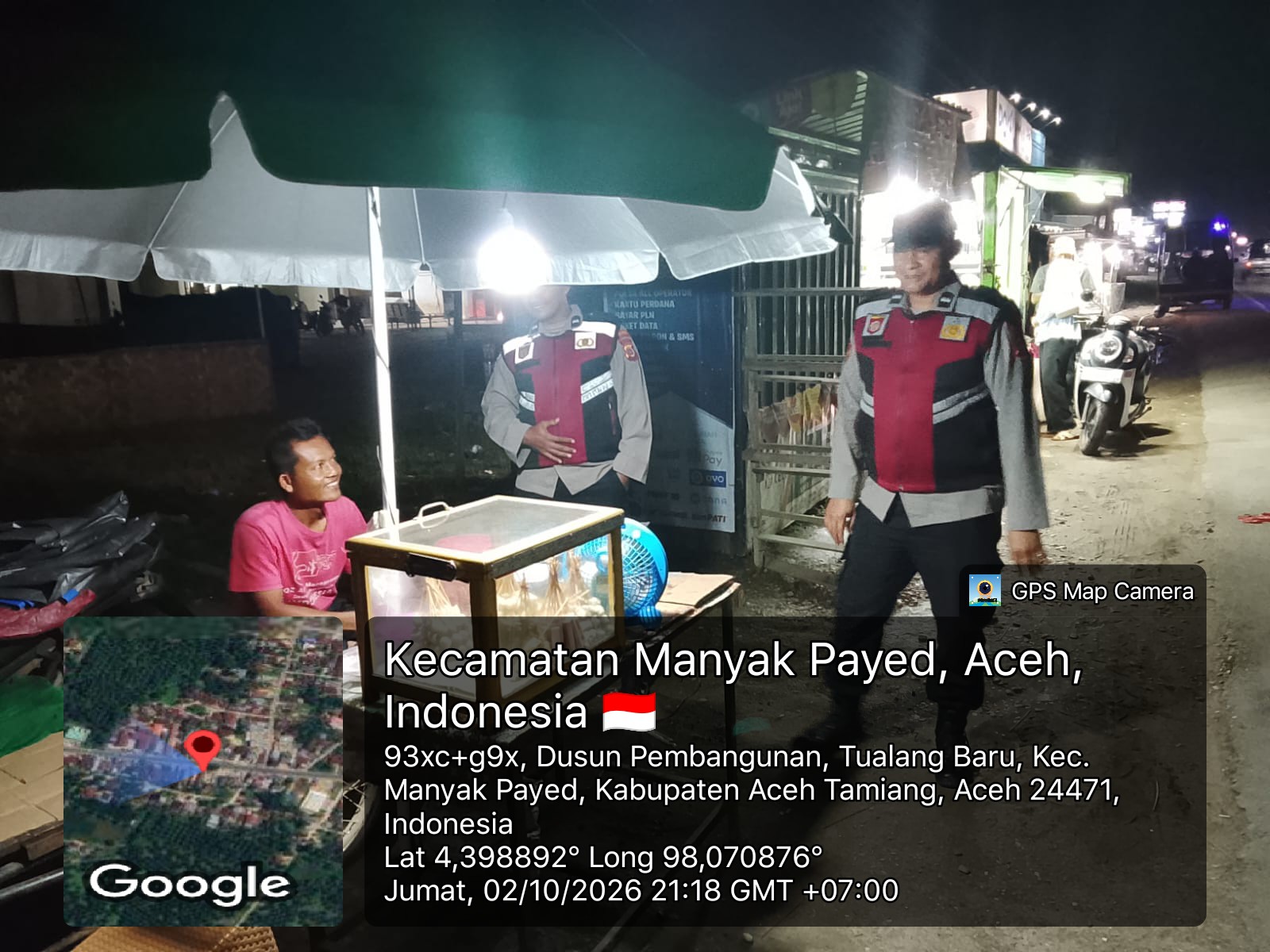 Polsek Manyak Payed Perkuat Patroli Wilayah Pantau Aktivitas Masyarakat