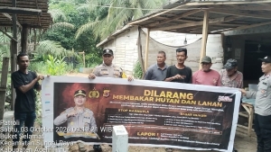Polsek Sungai Raya Perkuat Patroli Karhutla Cegah Kebakaran Sejak Dini