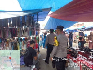 Polsek Sungai Raya Tingkatkan Patroli Harkamtibmas Pantau Aktivitas Warga