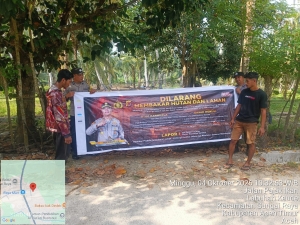 Polsek Sungai Raya Perkuat Patroli Karhutla Cegah Kebakaran Hutan Dan Lahan