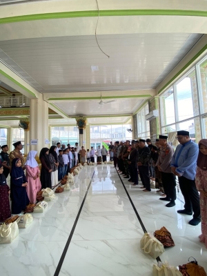 Polsek Langsa Barat Pastikan Peringatan Maulid Nabi Di Geudubang Aceh Berlangsung Kondusif