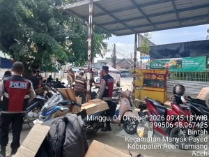 Polsek Manyak Payed Tingkatkan Patroli Pantau Aktivitas Warga Dan Cegah Guantibmas