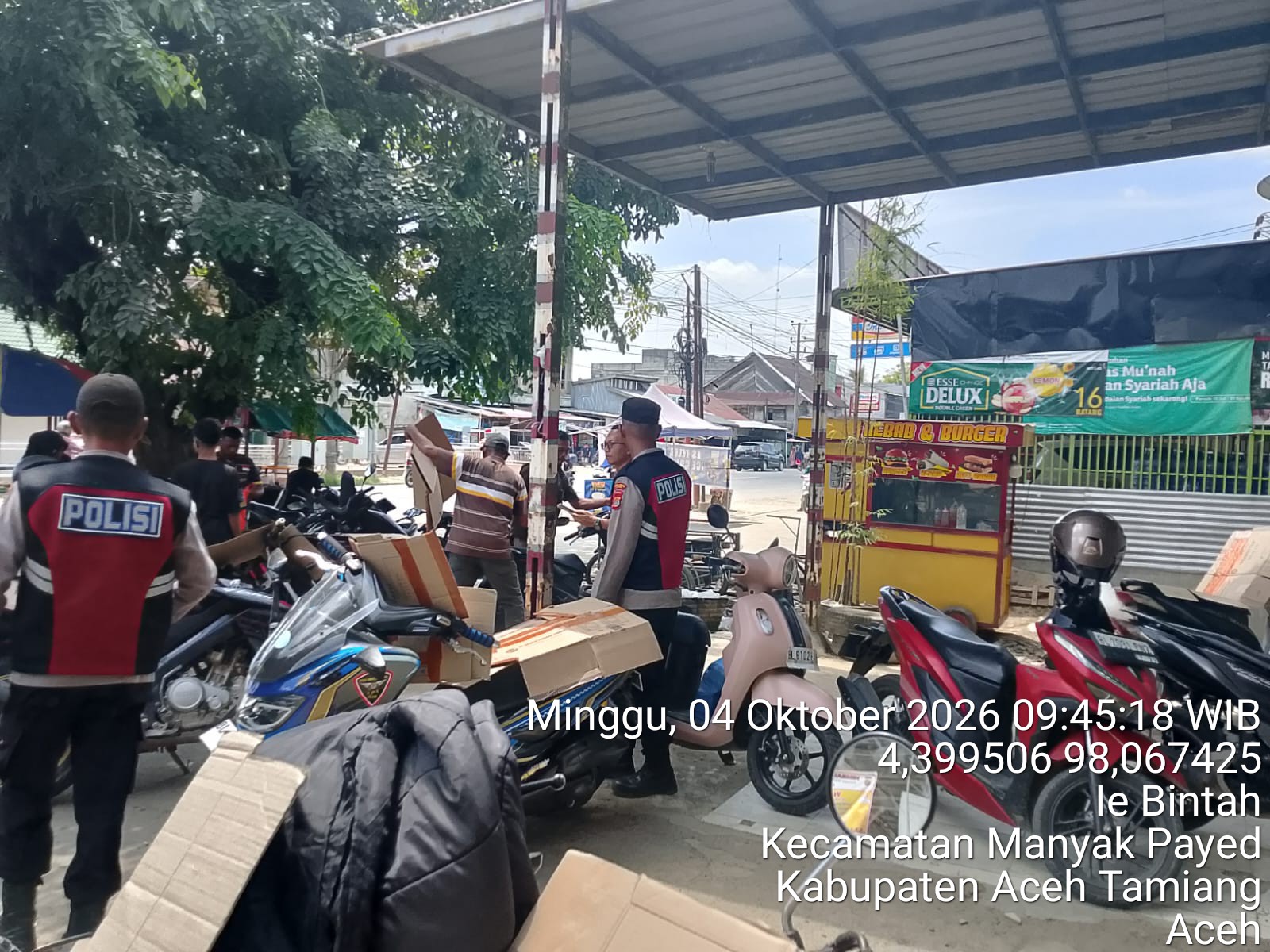 Polsek Manyak Payed Tingkatkan Patroli Pantau Aktivitas Warga Dan Cegah Guantibmas