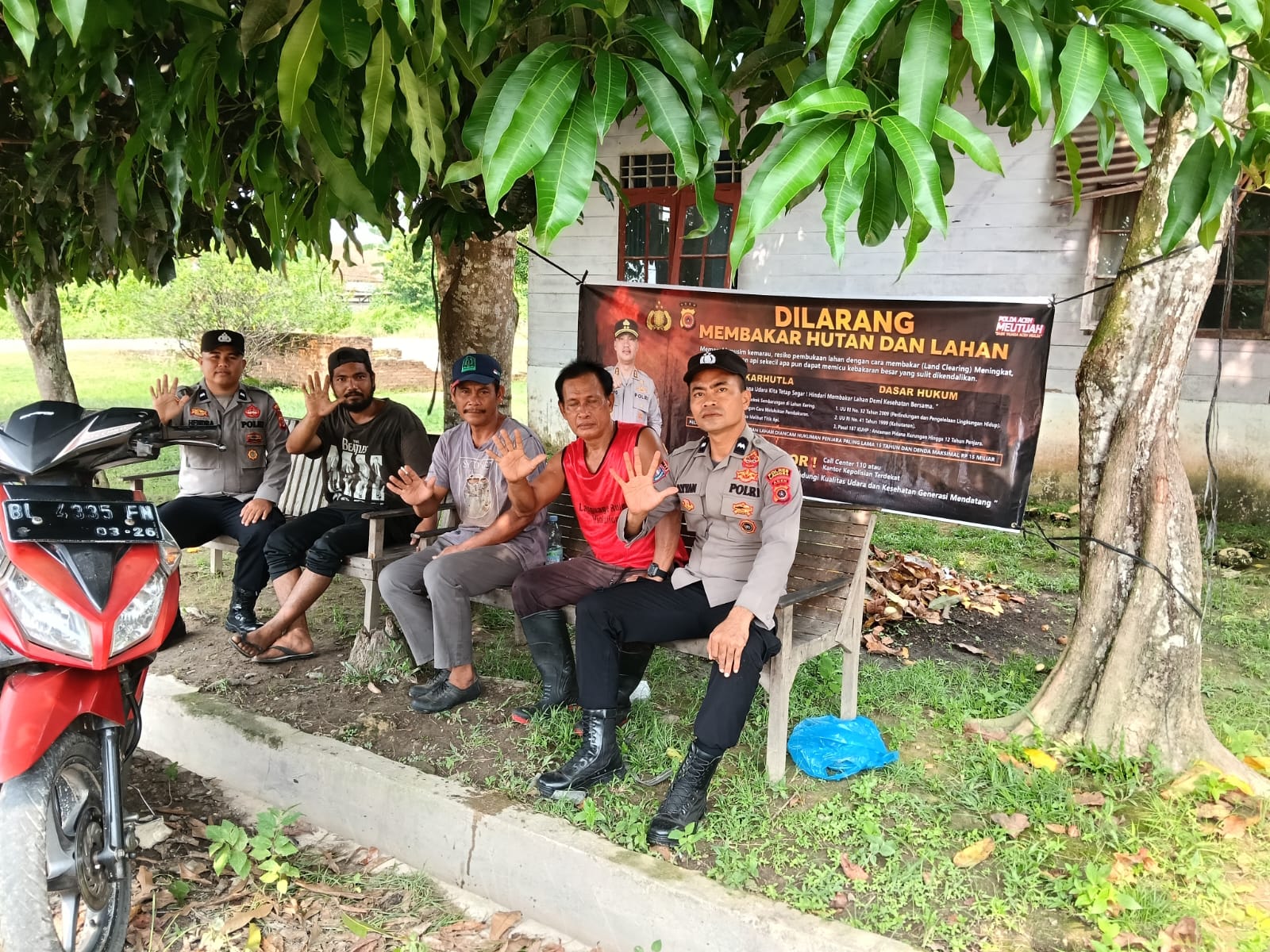 Polsek Birem Bayeun Perkuat Sosialisasi Karhutla Wujudkan Polri Presisi