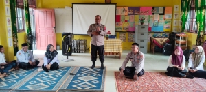Satbinmas Polres Langsa Edukasi Pelajar Melalui Polisi Saweu Sikula Cegah Kenakalan Remaja