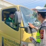 Satlantas Polres Langsa Edukasi Pengemudi Angkutan Barang Cegah Kecelakaan Lalu Lintas