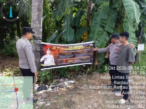 Polsek Rantau Selamat Tingkatkan Patroli Karhutla Cegah Kebakaran Sejak Dini