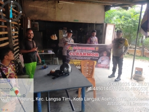 Patroli Dialogis Polsek Langsa Timur Perkuat Pencegahan Curanmor Dan Gangguan Kamtibmas