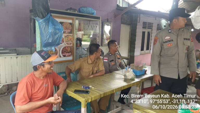 Patroli Polsek Birem Bayeun Perkuat Pencegahan Kejahatan Dan Gangguan Kamtibmas