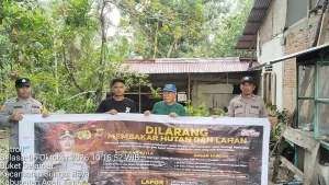 Polsek Sungai Raya Perkuat Patroli Karhutla Cegah Kebakaran Di Wilayah Kecamatan