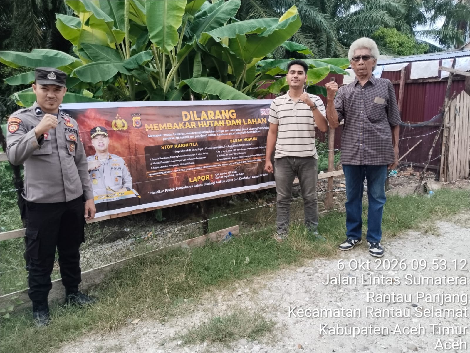 Polsek Rantau Selamat Perkuat Patroli Karhutla Lindungi Wilayah Dari Ancaman Kebakaran