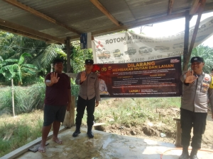 Polsek Birem Bayeun Edukasi Warga Cegah Karhutla Dan Jaga Kelestarian Lingkungan