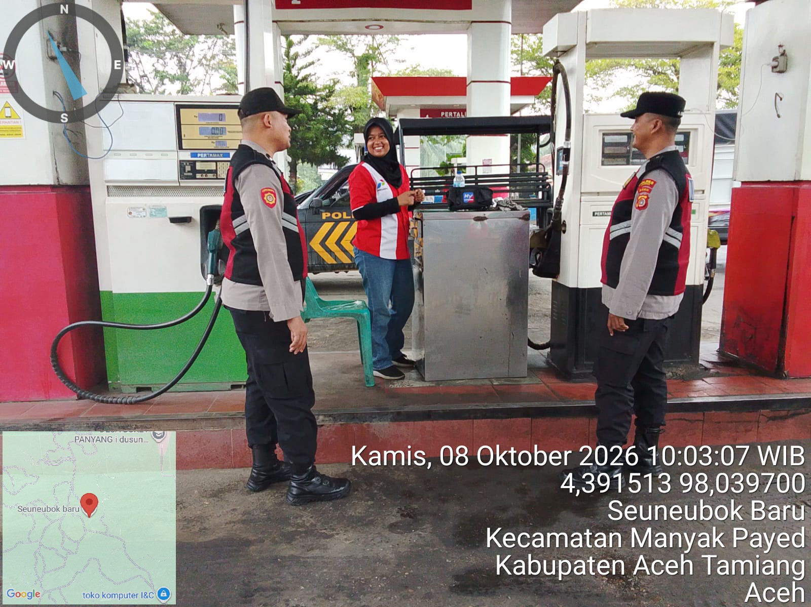 Patroli Polsek Manyak Payed Perkuat Pengawasan Kamtibmas Dan Aktivitas Masyarakat