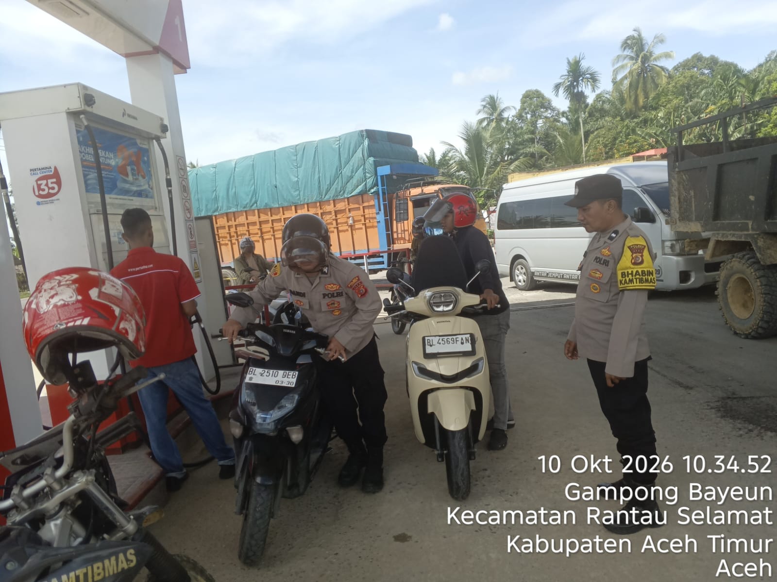 Polsek Rantau Selamat Perkuat Patroli Dialogis Di Desa Bayeun, Jaga Keamanan Dan Ketertiban Masyarakat