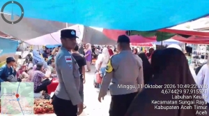 Polsek Sungai Raya Intensifkan Patroli Kamtibmas, Pantau Aktivitas Warga Di Labuhan Keude