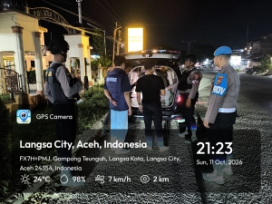 Polres Langsa Gelar Razia Cipta Kondisi, Perkuat Antisipasi Gangguan Kamtibmas