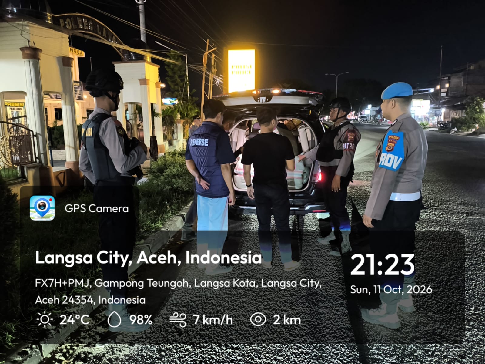 Polres Langsa Gelar Razia Cipta Kondisi, Perkuat Antisipasi Gangguan Kamtibmas