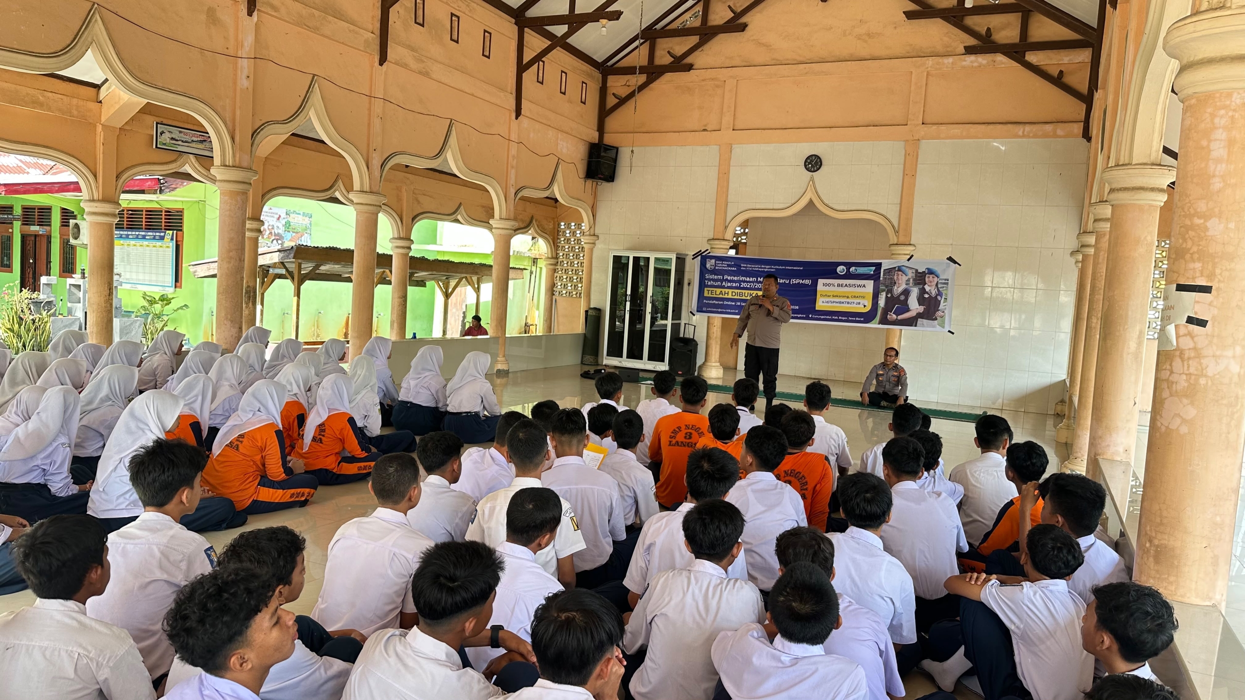 Polres Langsa Sosialisasikan Penerimaan Murid Baru SMA Kemala Taruna Bhayangkara Tahun Ajaran 2027/2028