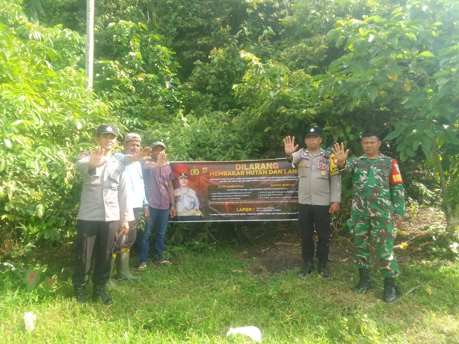 Polsek Birem Bayeun Edukasi Warga Paya Bili Sa, Perkuat Pencegahan Kebakaran Hutan Dan Lahan
