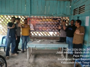 Polsek Birem Bayeun Gencarkan Sosialisasi Karhutla, Ajak Masyarakat Cegah Pembakaran Hutan Dan Lahan