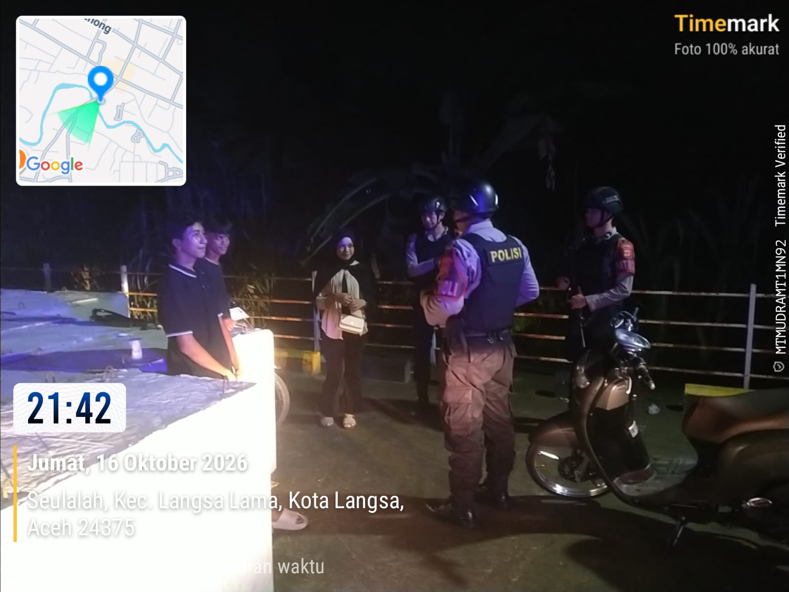 Sat Samapta Polres Langsa Gelar Patroli KRYD, Antisipasi Gangguan Kamtibmas Di Sejumlah Wilayah