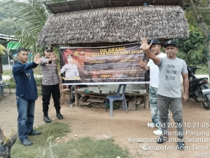 Polsek Rantau Selamat Gencarkan Patroli Karhutla, Cegah Kebakaran Hutan Dan Lahan Sejak Dini
