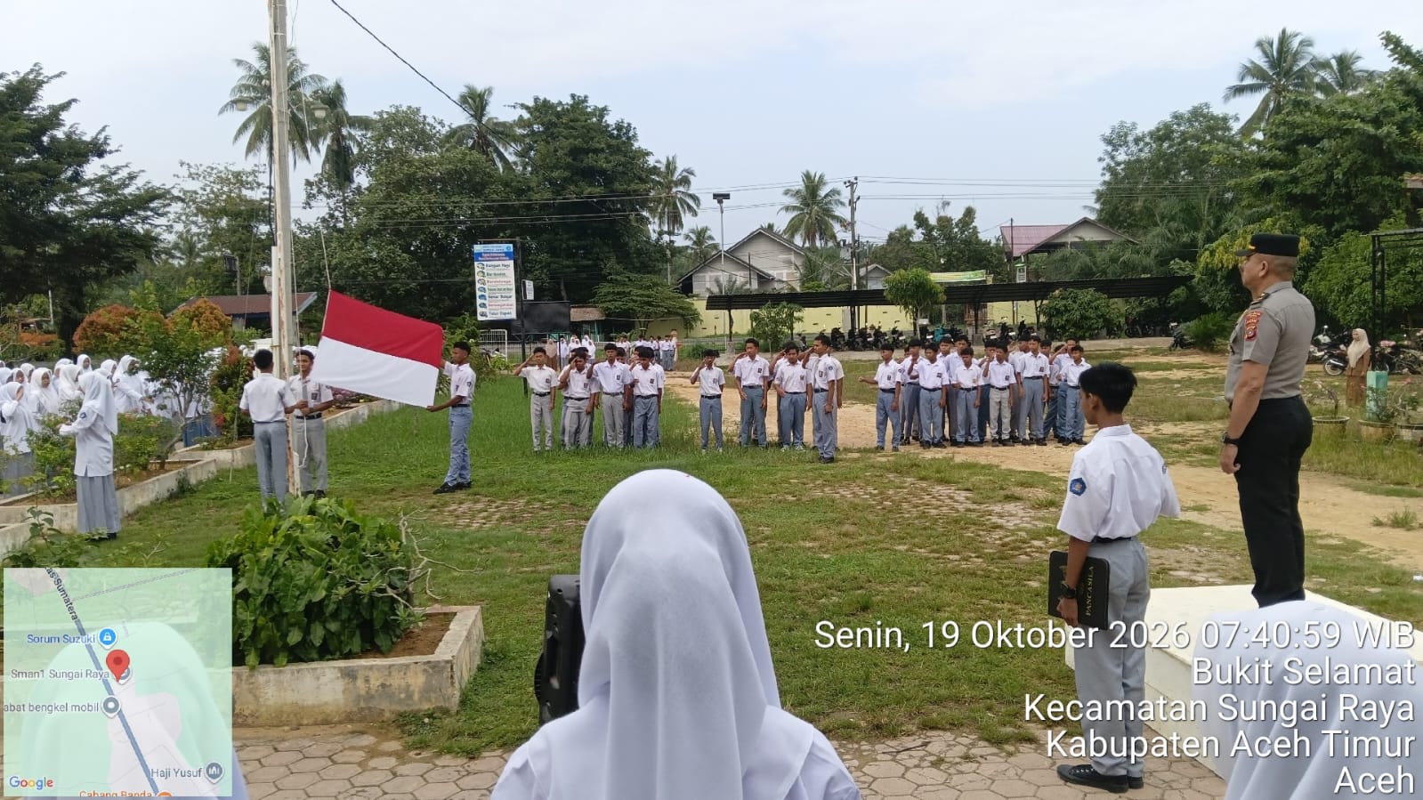 Polsek Sungai Raya Gencarkan Program Polisi Sawe Sikula, Edukasi Pelajar tentang Bahaya Judi Online dan Keselamatan Berlalu Lintas
