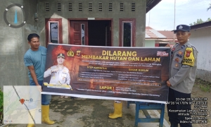 Polsek Langsa Timur Intensifkan Patroli Karhutla, Cegah Kebakaran Dan Lindungi Kelestarian Lingkungan