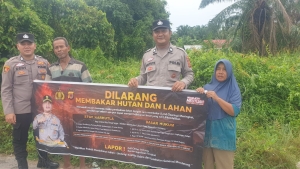 Polsek Birem Bayeun Sosialisasikan Pencegahan Karhutla, Ajak Masyarakat Jaga Kelestarian Lingkungan