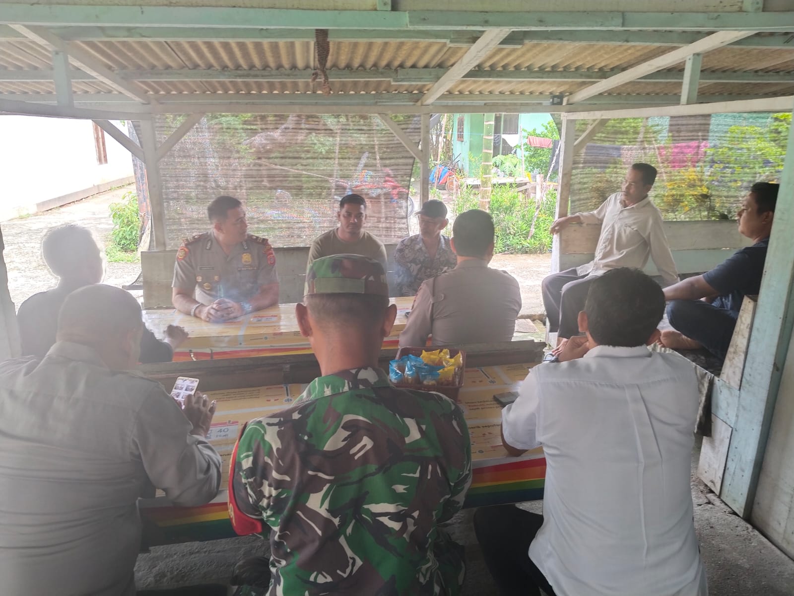 Polsek Langsa Timur Pererat Kedekatan Dengan Warga Matang Panyang Melalui Kegiatan Kumpul Bersama