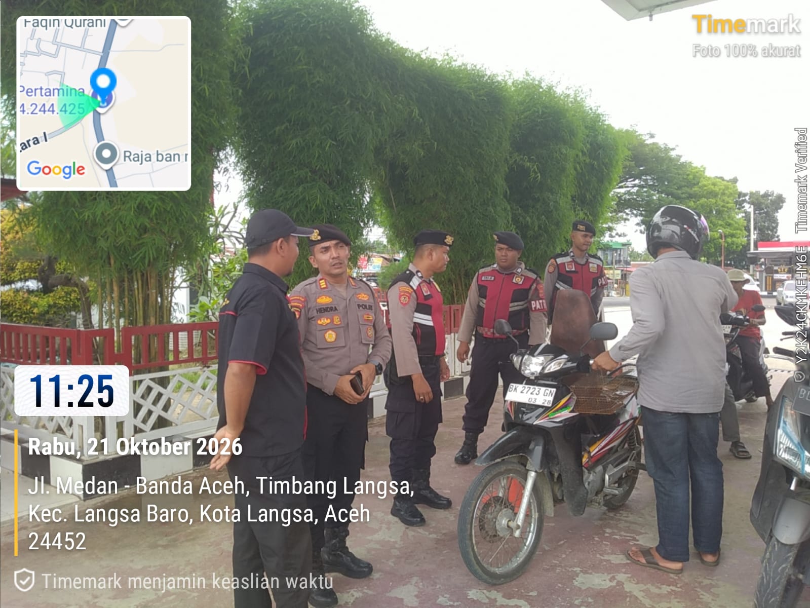 Sat Samapta Polres Langsa Intensifkan Patroli KRYD Untuk Jaga Kamtibmas Tetap Kondusif