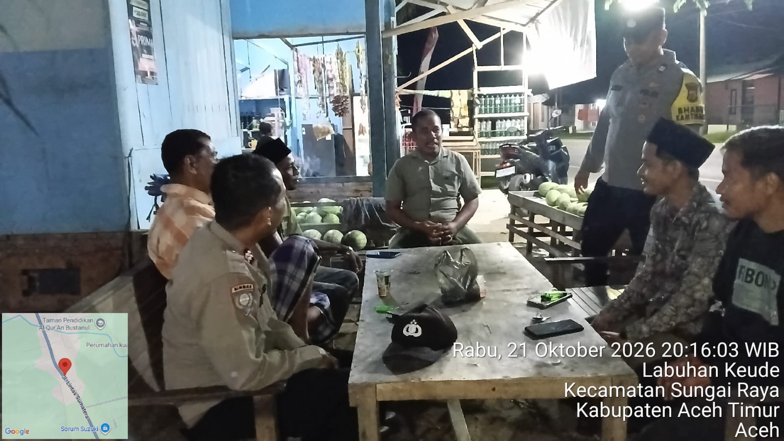 Polsek Sungai Raya Intensifkan Patroli Malam Untuk Cegah Gangguan Kamtibmas