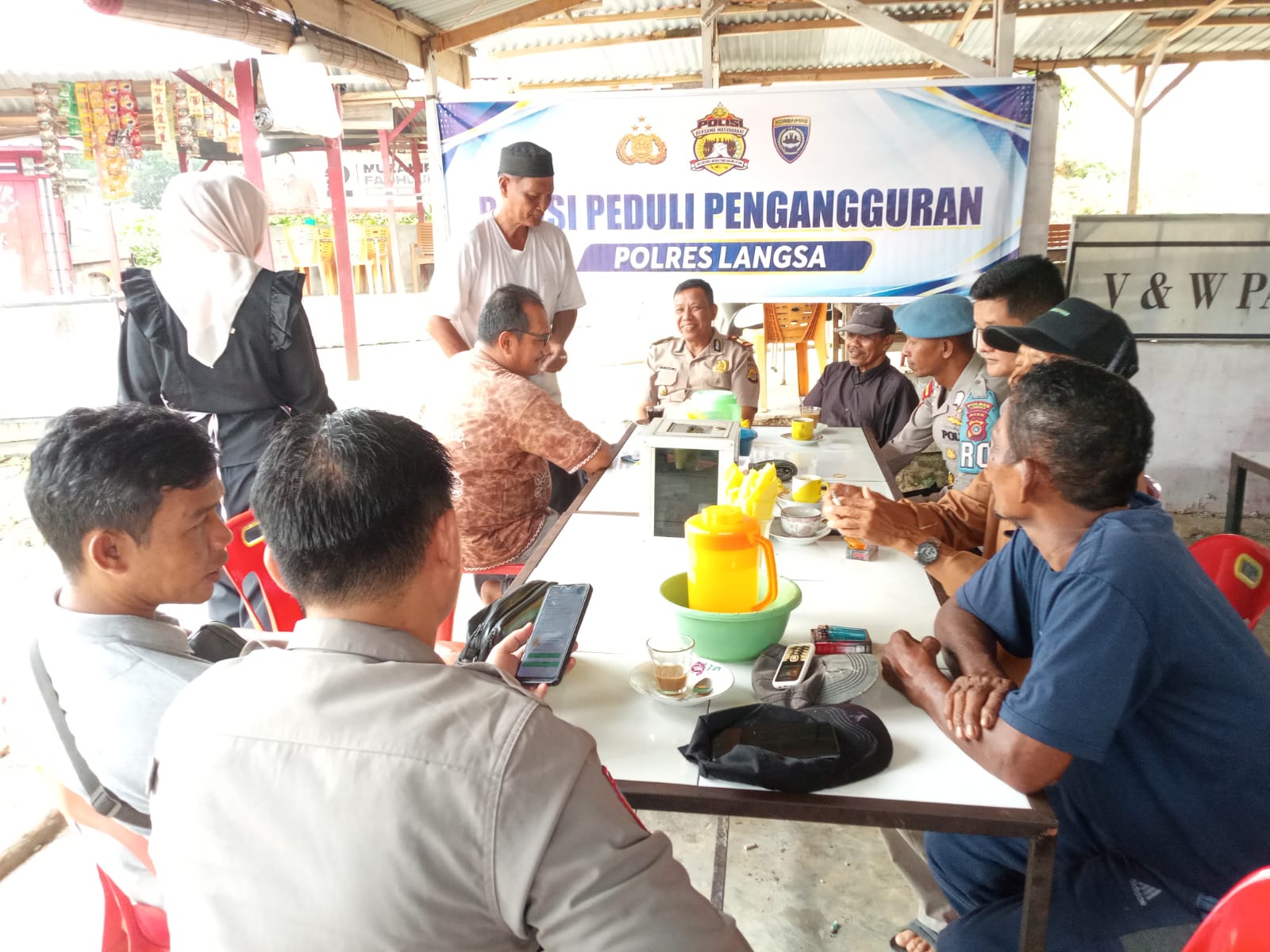 Polsek Rantau Selamat Gelar Program Polisi Peduli Pengangguran, Dorong Kemandirian Ekonomi Masyarakat