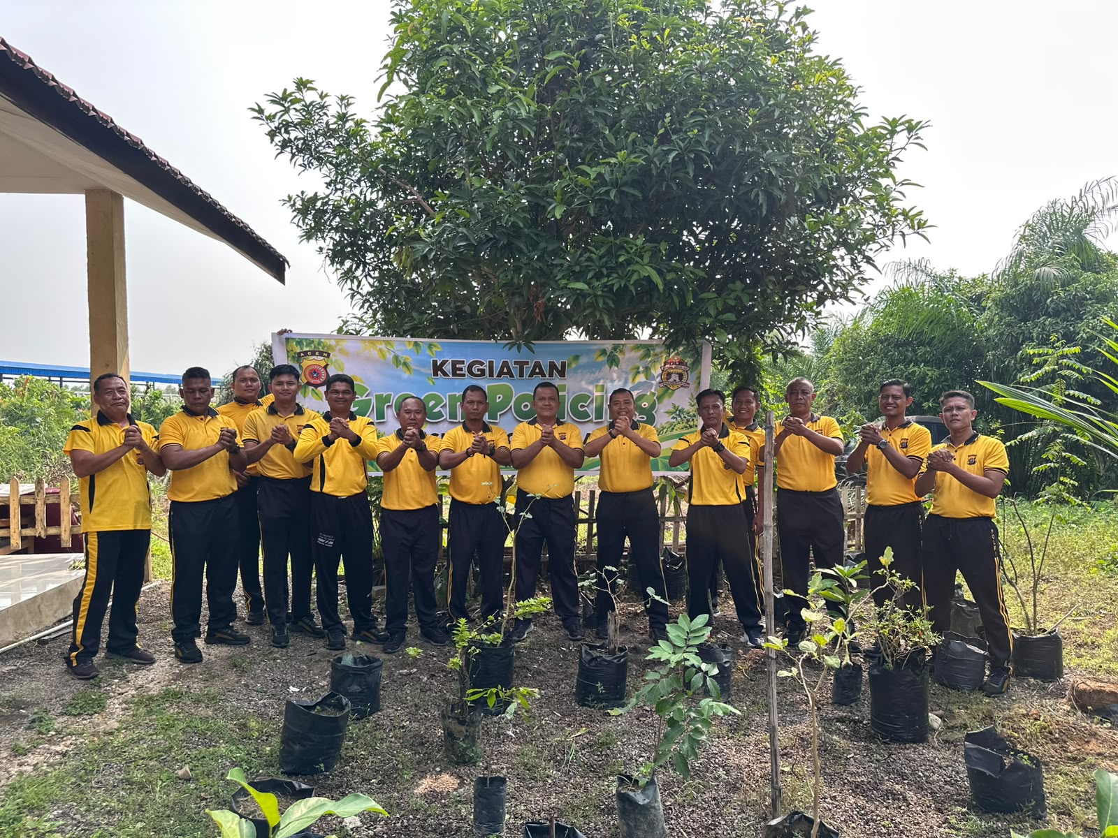 Polsek Langsa Barat Gelar Green Policing, Ajak Masyarakat Peduli Kelestarian Lingkungan