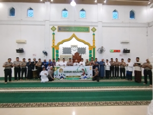 Subuh Keliling Polres Langsa Di Masjid Al-Iftah, Perkuat Kedekatan Polri Dengan Masyarakat